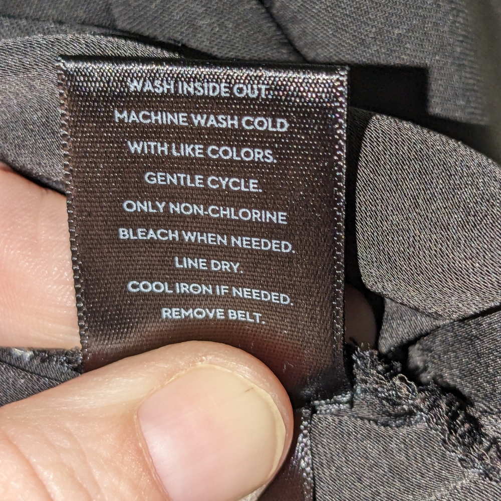 Simply Vera Vera Wang Bell-Sleeve Black Dress Ladies XL EUC - Picture 11 of 13